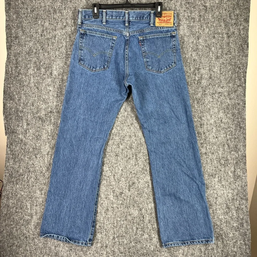 Levis 517‎ Bootcut Jeans Men W34 L30 Vintage 90s Western Cowboy Flare Denim